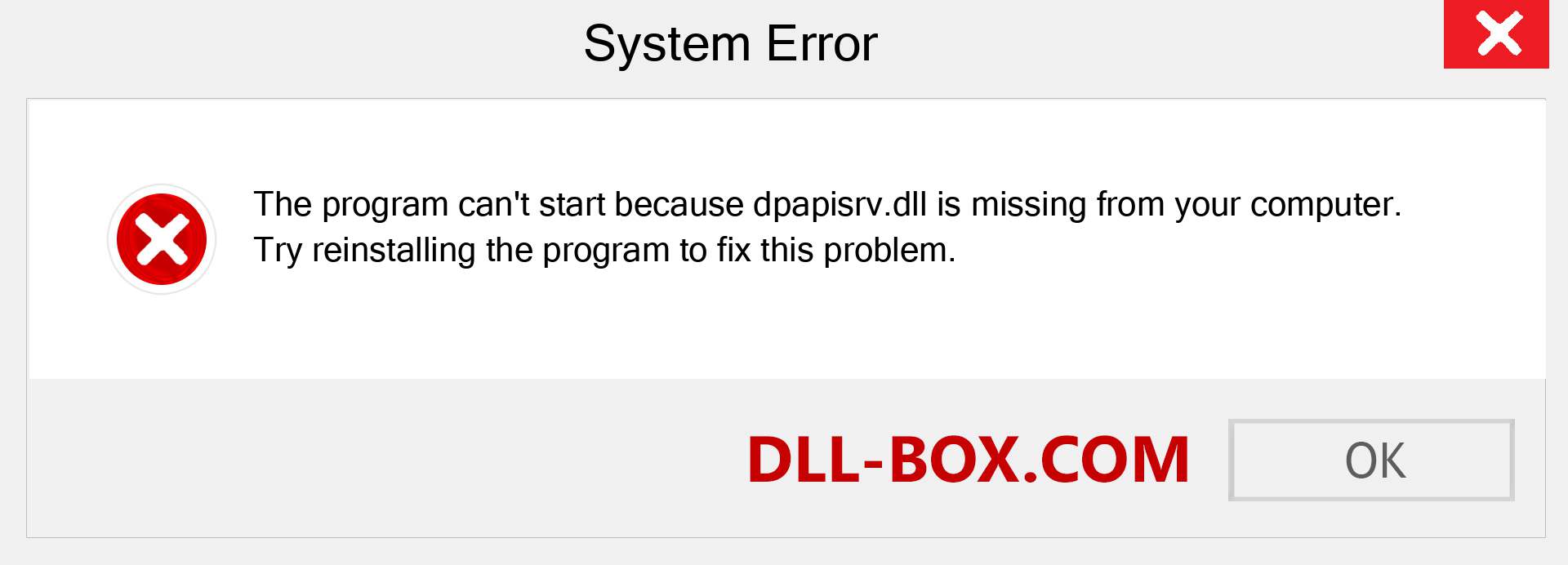  dpapisrv.dll file is missing?. Download for Windows 7, 8, 10 - Fix  dpapisrv dll Missing Error on Windows, photos, images